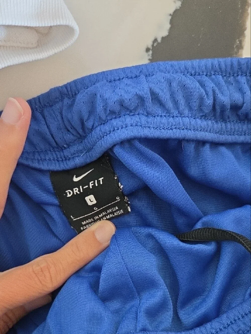 Nike Royal Blue Men's Athletic Shorts with Drawstring